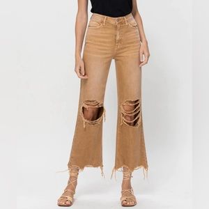 Vervet cropped flare jeans- Kiss of California